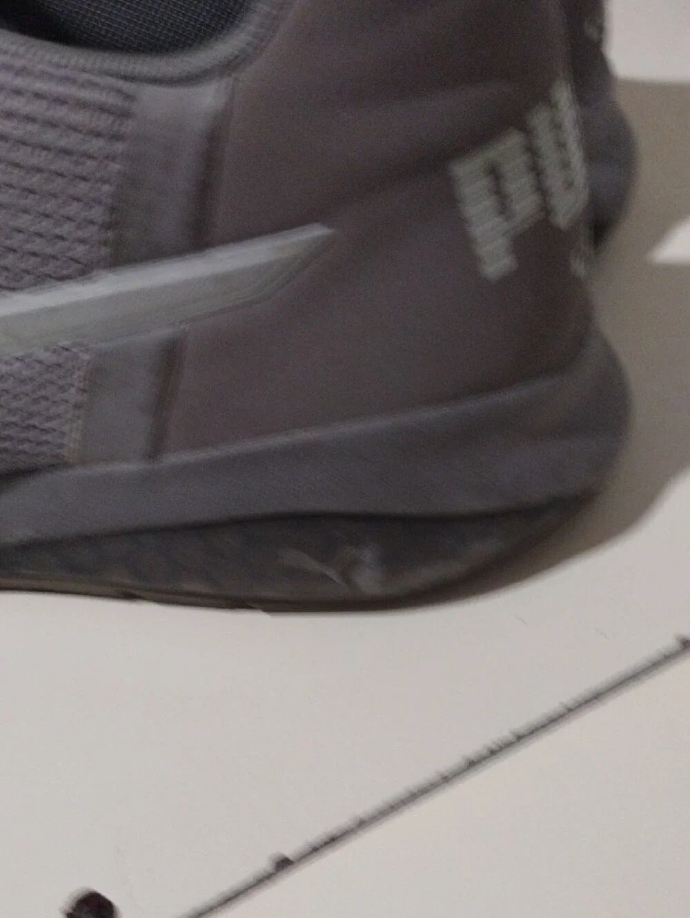 Men's Puma Cell Ultimate Gray Mesh Slip-On Sneakers